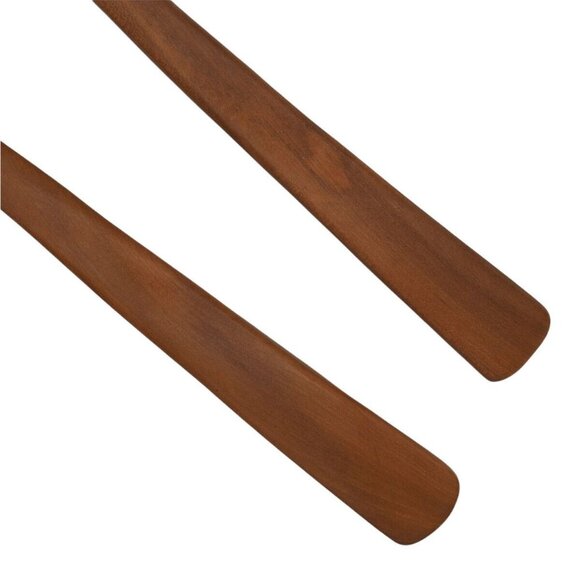 Vintage Myrtlewood Fork And Spoon Set Mid Century Modern 12-1/2" Long - Picture 6 of 9